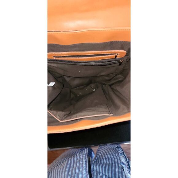 Orange Mock Croc Backpack  - Picture 8 of 8